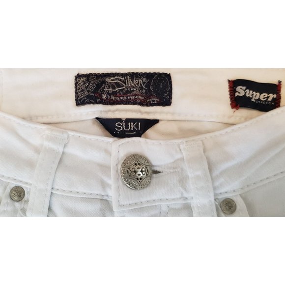 Silver Jean ~ Suki High Capri Super Stretch ~ Size 25 - Picture 11 of 13